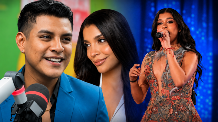 Axel Medina y Cielo Fernández en una composición editorial relacionada con la confirmación de su romance