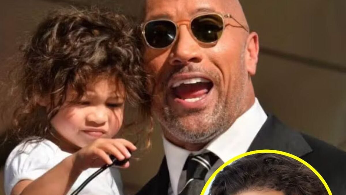 Dwayne Johnson junto a su hija Jasmine en una aparición pública