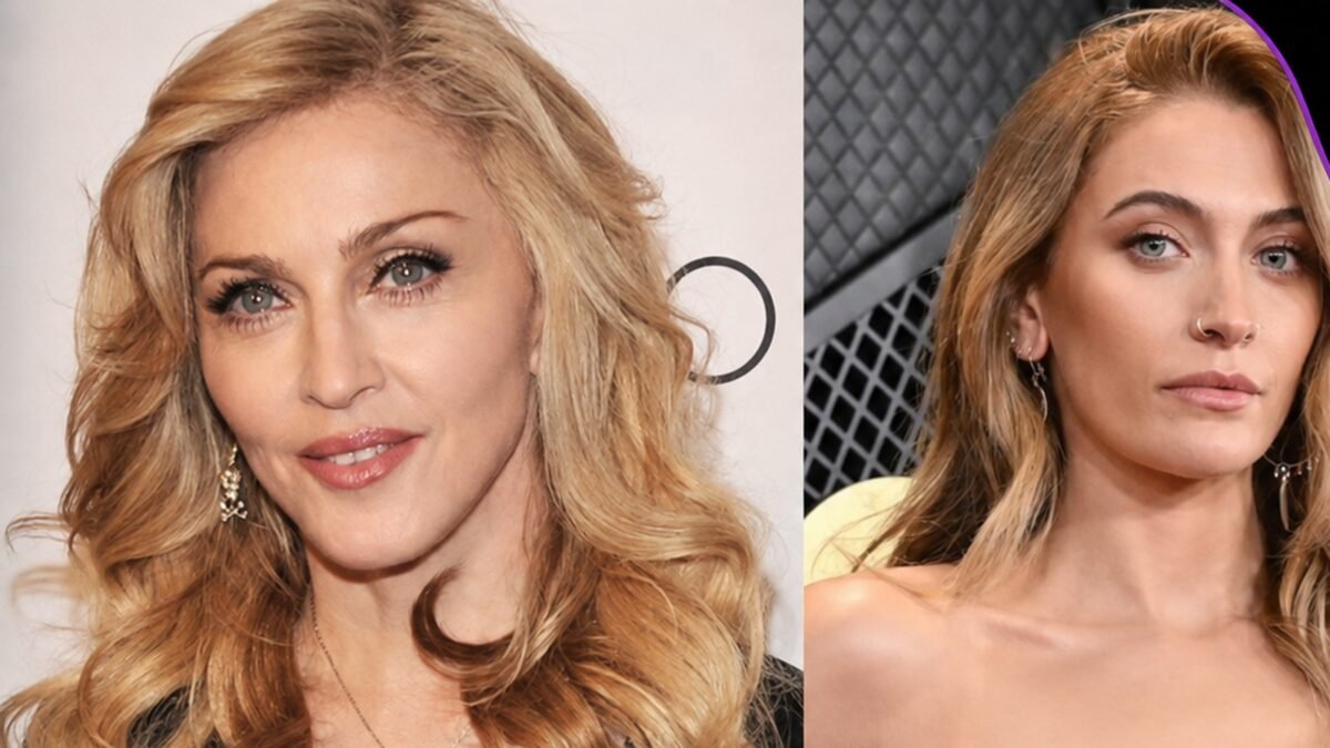 Comparación editorial de Madonna y Paris Jackson relacionada con una teoría viral en redes sociales