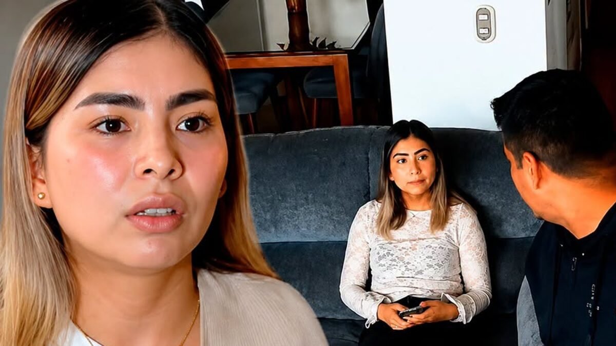 Patricia Villarreal durante una entrevista relacionada con su denuncia sobre un presunto casting privado